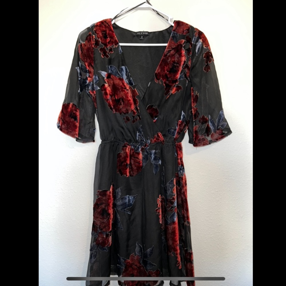Nordstrom Rack Size M Velvet Dress